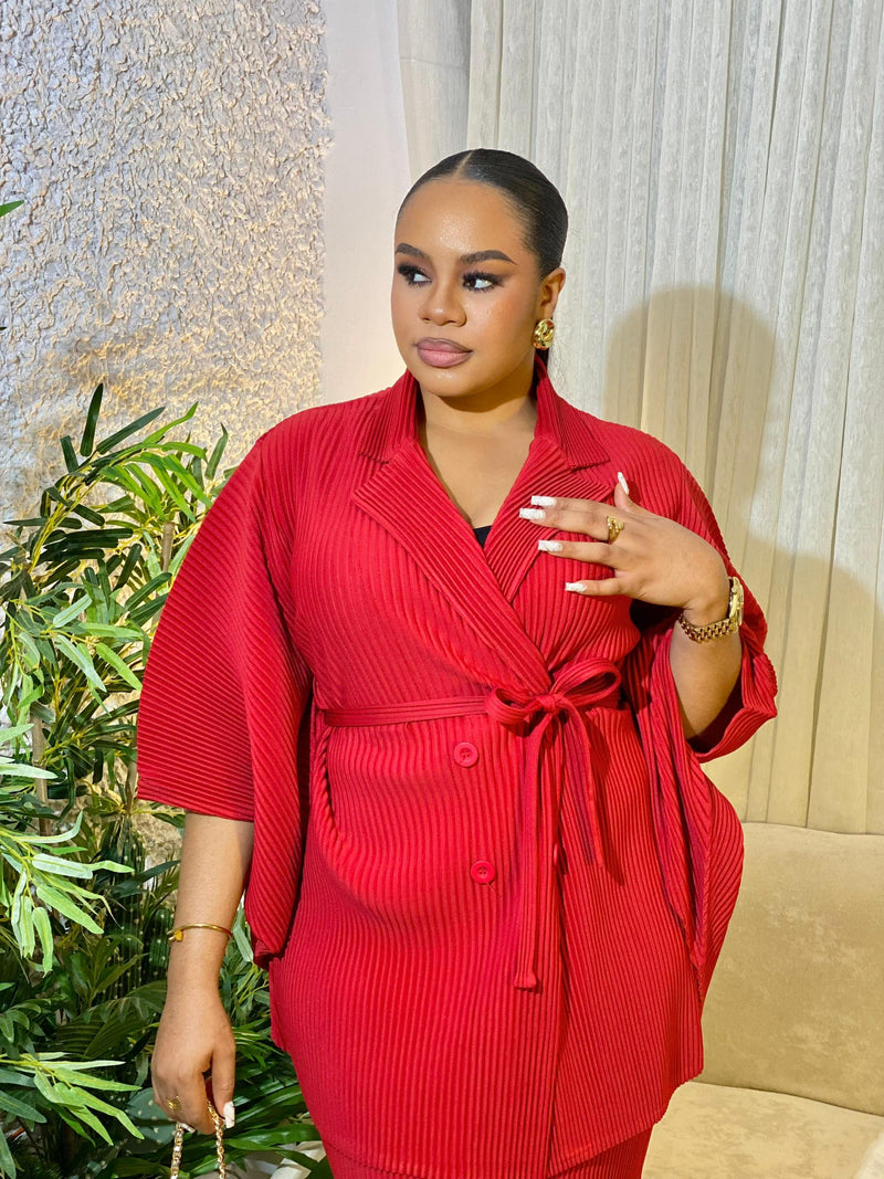 FRINGE LUXE SET (BURGUNDY)