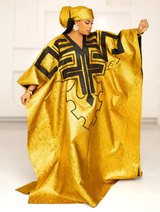 DYNASTY EMBROIDERED BROCADE (YELLOW GOLD)