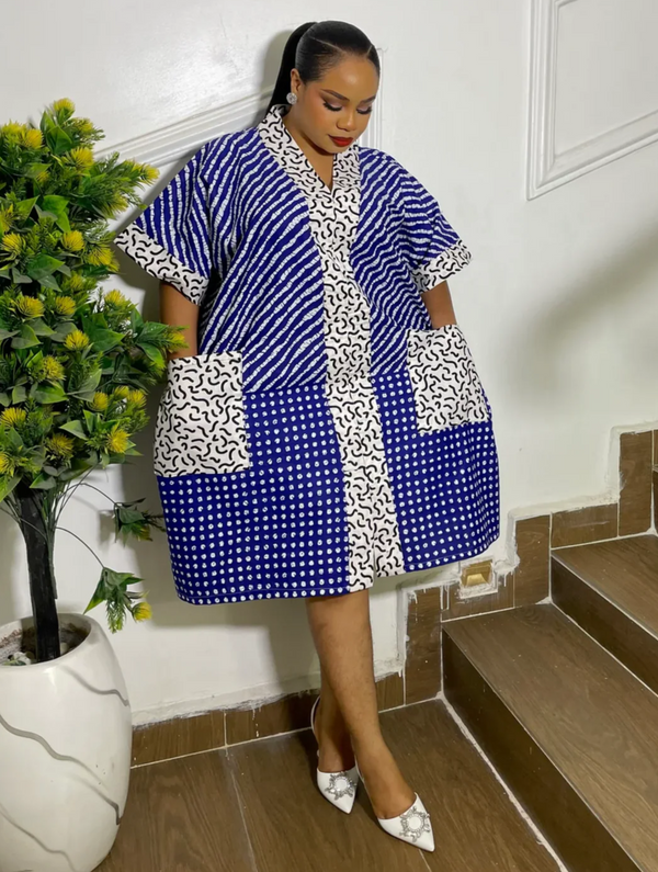 EASY GLAM ANKARA BUBU (BLUE)
