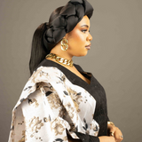 ZURI AFRICAN BRAIDED HAIRBAND (BLACK)