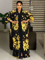 GOLDEN PETAL FLOW KAFTAN