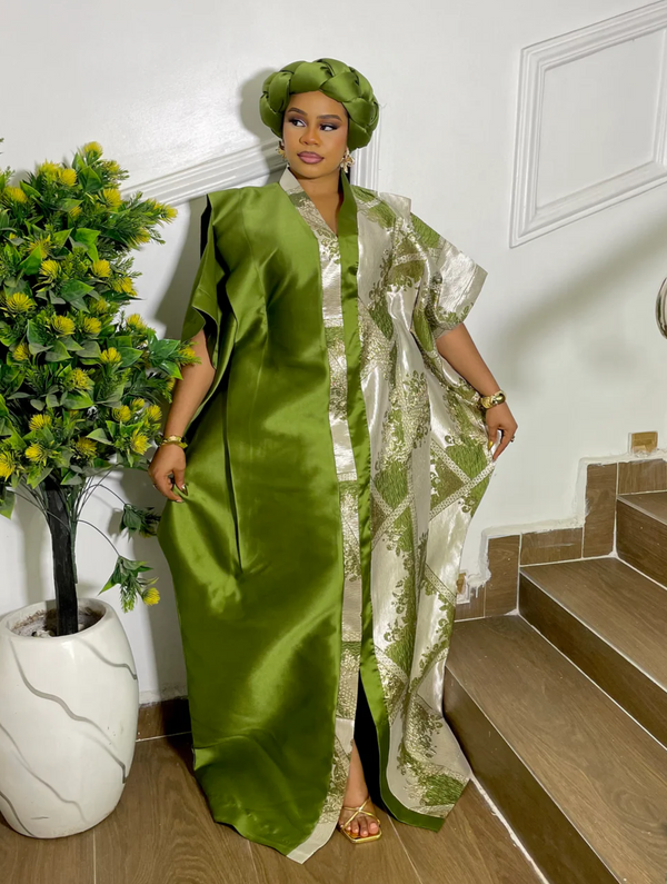 REGAL FLORAL BUBU (GREEN)