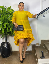 RUFFLE RADIANCE DRESS