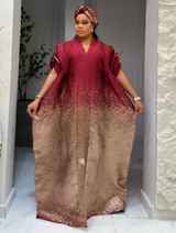 IMPERIAL OMBRE BUBU (BURGUNDY/ROSEGOLD)