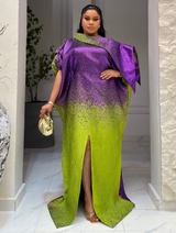 OMBRE MAJESTIC BUBU (PURPLE/OLIVE GREEN)