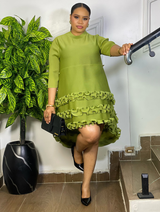 RUFFLE RADIANCE DRESS