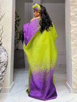 OMBRE MAJESTIC BUBU (PURPLE/OLIVE GREEN)