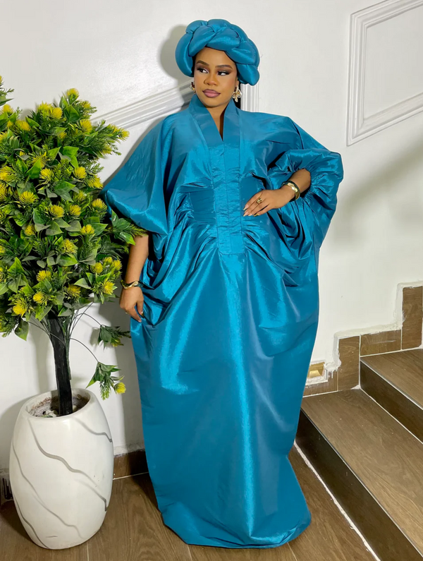 REGAL LUXE KAFTAN (TEAL BLUE)