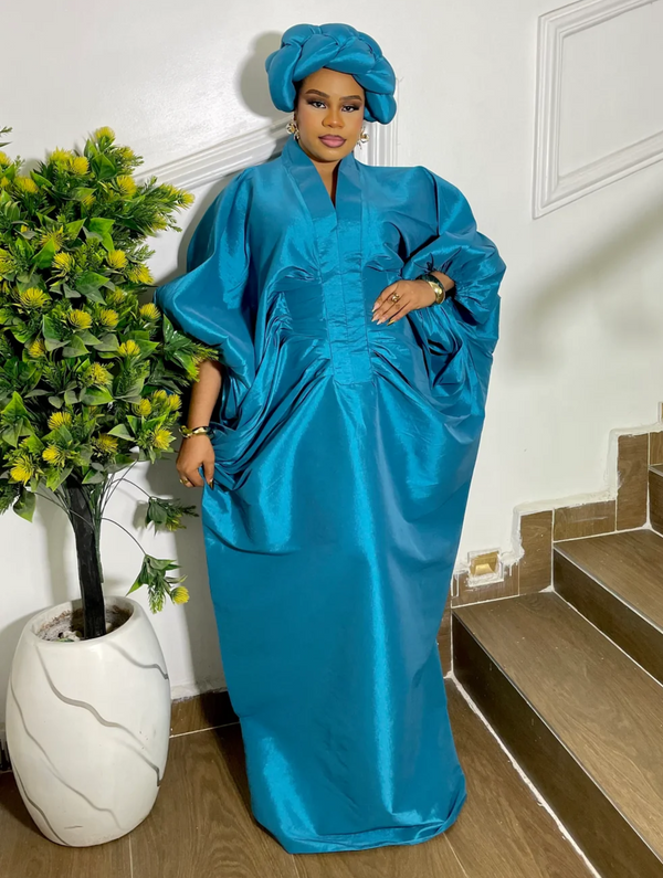 REGAL LUXE KAFTAN (TEAL BLUE)