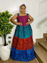 TROPICANA CARIBBEAN DRESS (PINK)