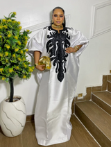 ROYAL EMBROIDERED BUBU (WHITE)