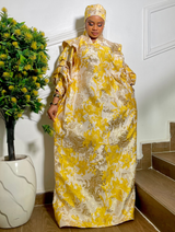QUEEN IDIA BROCADE (YELLOW)