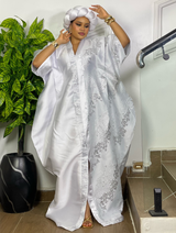 REGAL FLORAL BUBU (WHITE)