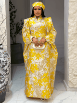 QUEEN IDIA BROCADE (YELLOW)