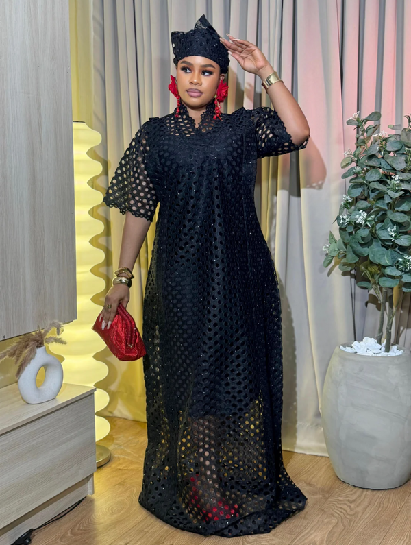 POlKA LACE ELEGANCE (BLACK)