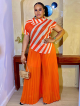 SUNSET PLEATED SET