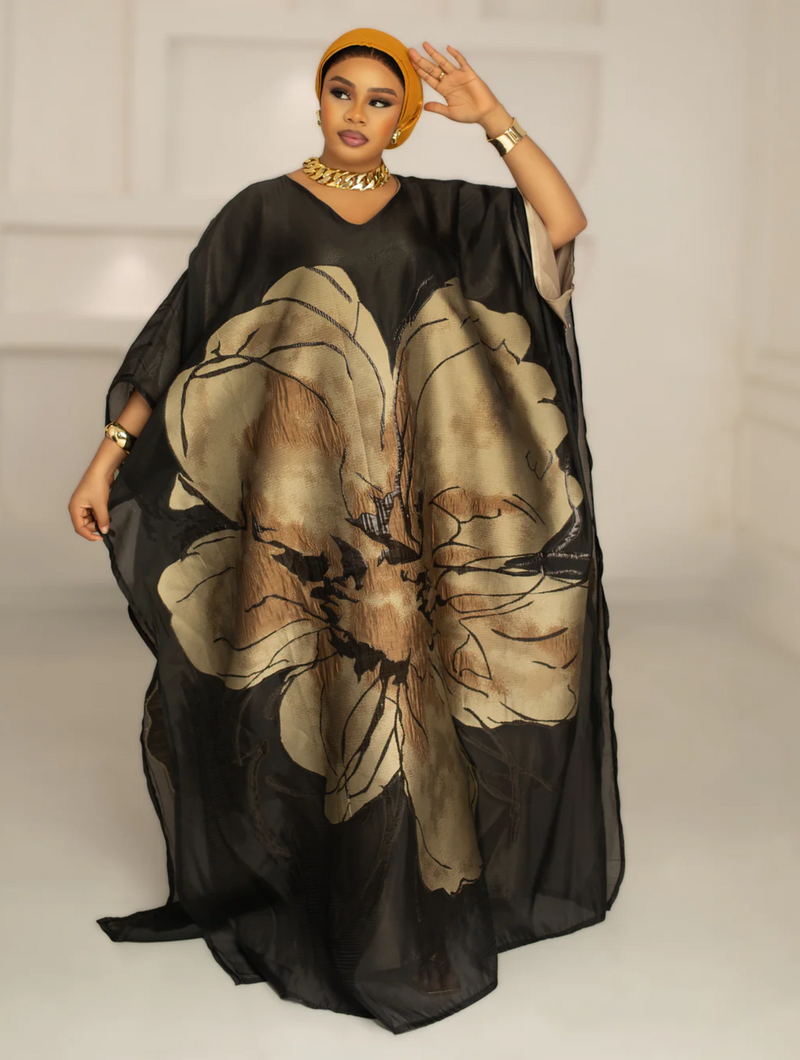 3D ORGANDI BROCADE