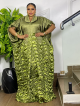 LUXE RIPPLE BROCADE (OLIVE)