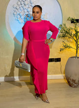 MAJESTIC WAVE DRESS (PINK)