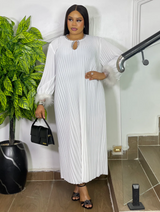 NOIR LUXE DRESS (WHITE)