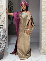 OMBRE MAJESTIC BUBU (METALLIC PLUM/CHAMPAGNE GOLD)