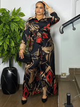 BOSSLADY SILK SET (RED/BLACK)