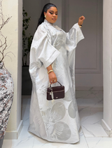 FLORAL MAJESTIC BUBU (WHITE)
