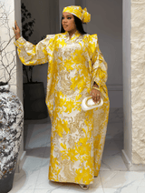QUEEN IDIA BROCADE (YELLOW)