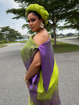 OMBRE MAJESTIC BUBU (PURPLE/OLIVE GREEN)