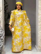 QUEEN IDIA BROCADE (YELLOW)