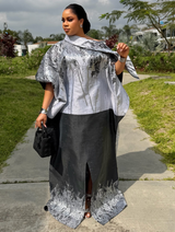 OMBRE MAJESTIC BUBU (BLACK/SILVER)