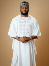 IVORY SOVEREIGN AGBADA