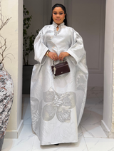 FLORAL MAJESTIC BUBU (WHITE)