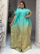 IMPERIAL OMBRE BUBU (TURQUOISE & CHAMPAGNE GOLD)
