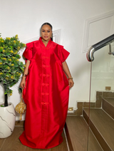 BUTTON DOWN RADIANCE BUBU (RED)