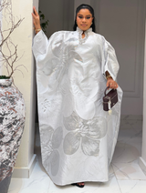 FLORAL MAJESTIC BUBU (WHITE)