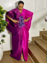 MAJESTIC BLOOM KAFTAN (MAGENTA)