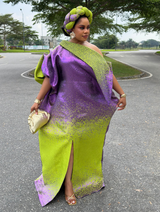 OMBRE MAJESTIC BUBU (PURPLE/OLIVE GREEN)