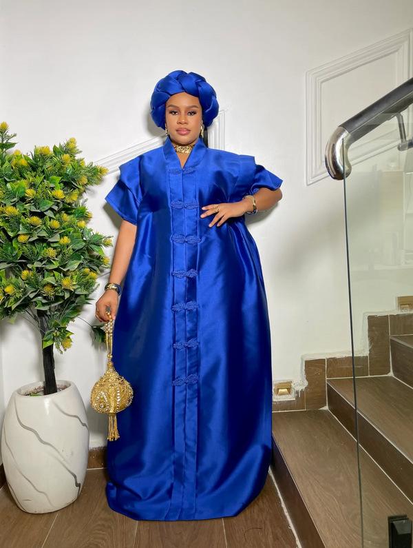 BUTTON DOWN RADIANCE BUBU (BLUE)
