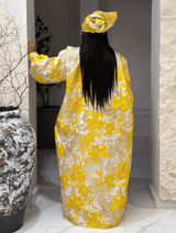 QUEEN IDIA BROCADE (YELLOW)