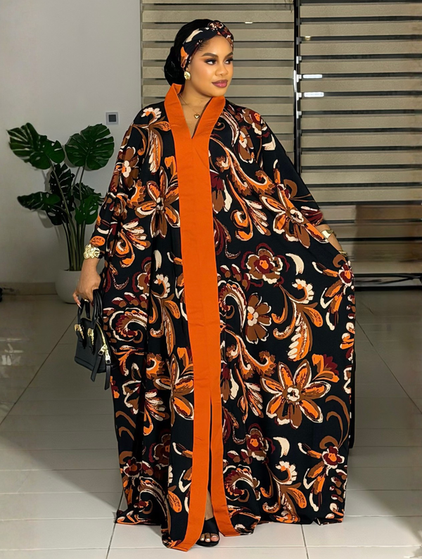 AUTUMN BLOOM LUXE KAFTAN