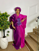 MAJESTIC BLOOM KAFTAN (MAGENTA)