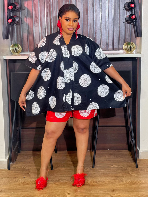 POWER CIRCLE SET(BLACK/RED)