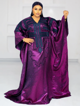 DYNASTY EMBROIDERED BROCADE (MAGENTA)