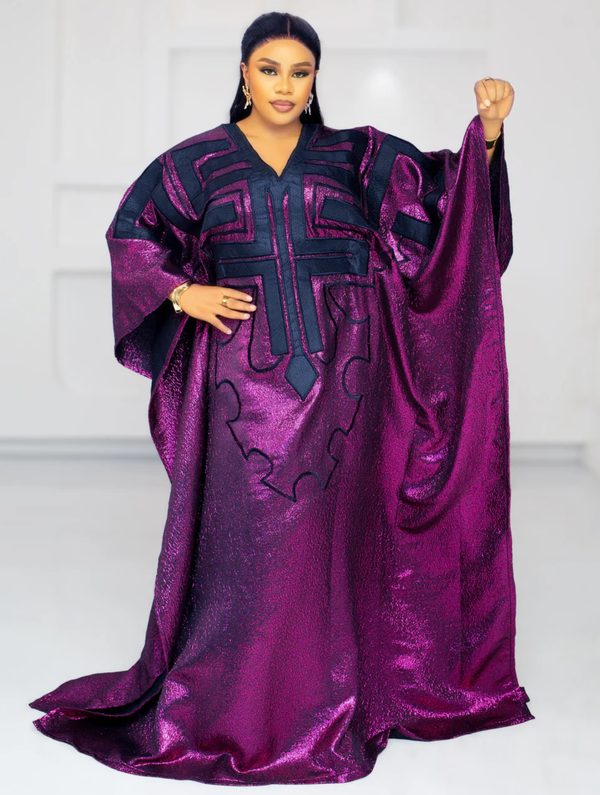 DYNASTY EMBROIDERED BROCADE (MAGENTA)