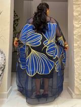 STATEMENT ORGANZA BUBU (BLUE)