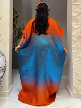 TWO TONED RADIANCE BUBU (ORANGE/BLUE)