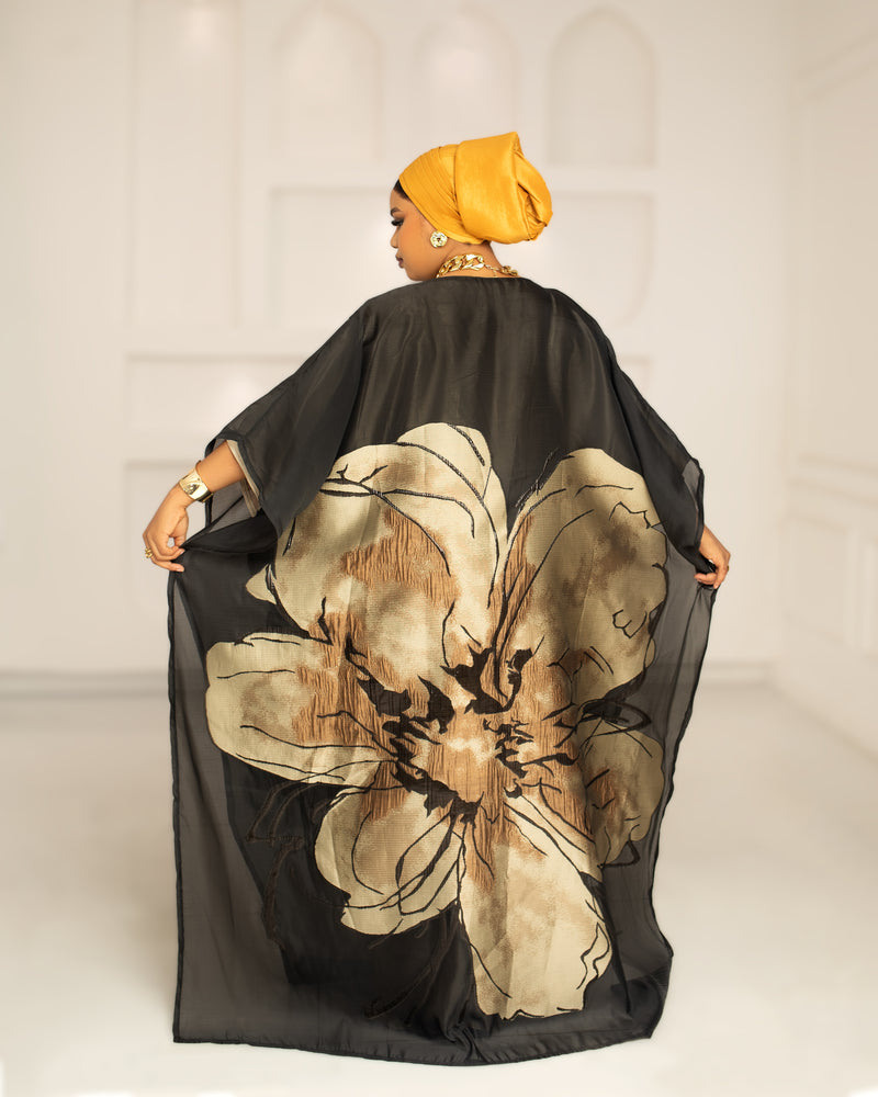 3D ORGANDI BROCADE