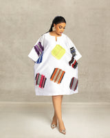 PATCHWORK ROYALTY  LUXE BUBU (WHITE)