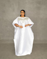 WHITE ROYALE KAFTAN (WITHOUT SLIT)